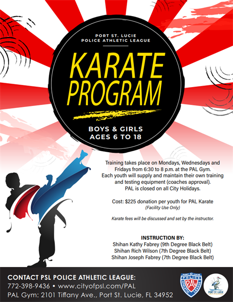 Karate Program Flyer