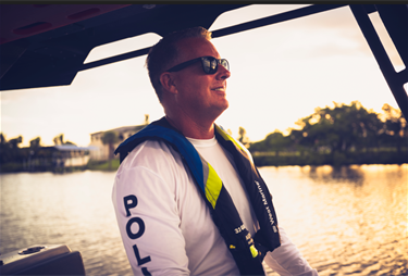 Marine Unit male officer smiling