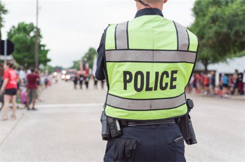 police officer at an event