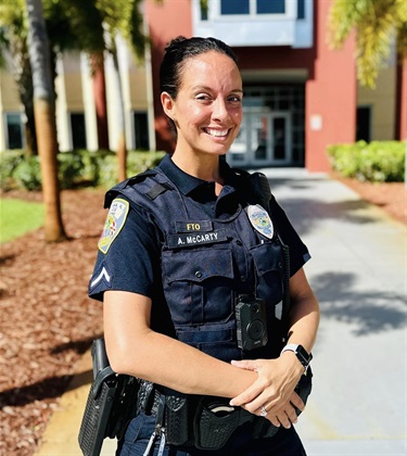 Officer Amanda McCarty, Treasure Coast High School