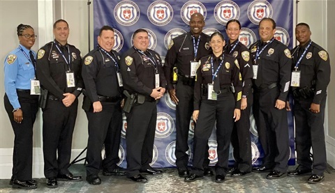 Officers attending 44th FASRO Annual School Safety Conference